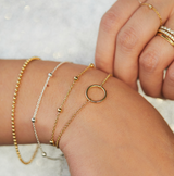 Pulsera karma oro 18k