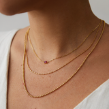 Cadena punto y coma oro 18kt