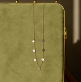 Cadena con colgantes plata