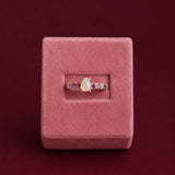 Anillo Ópalo rodolita