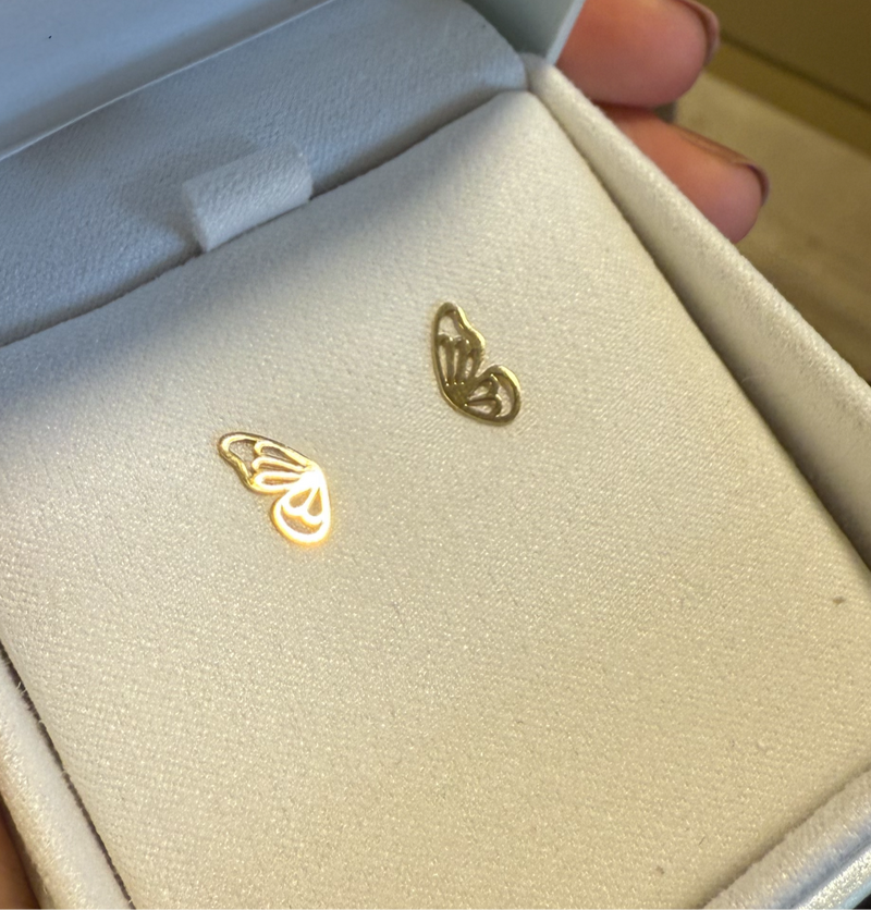 Aretes Ala mariposa