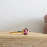 Anillo Oval rodolita PRE ORDER