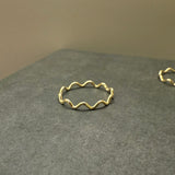 Anillo Ondas oro 18kt