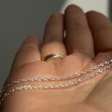 Cadena entorchada plata