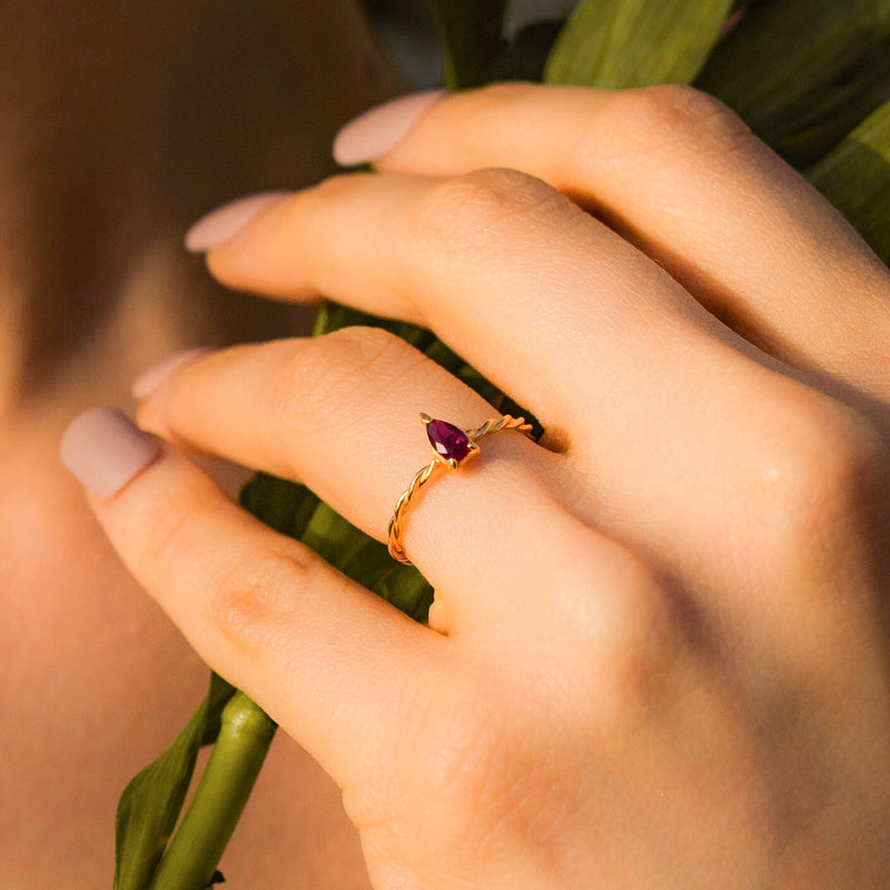 Anillo Nerea twist oro